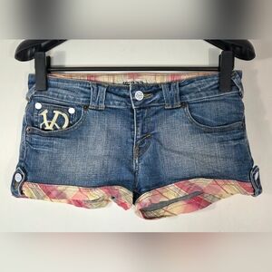 RARE VINTAGE VON DUTCH DENIM SHORTS.
